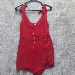 Urban Outfitters Red Romper